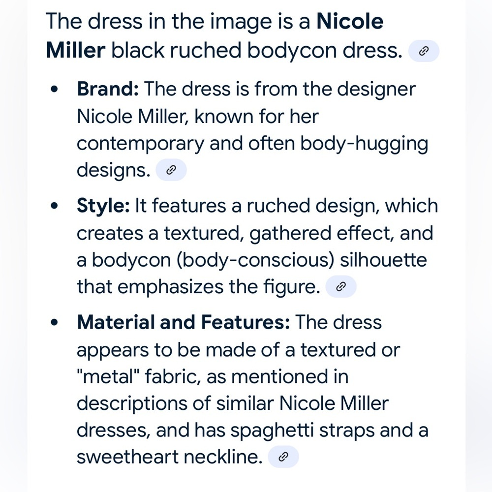 NWT Nicole Miller 00s/10s body con Black Ruched Dress size 6p - Picture 9 of 9